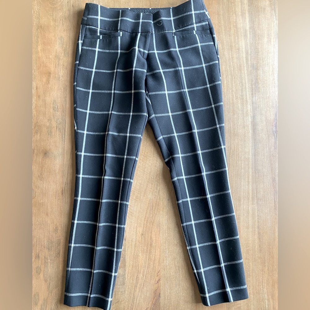 Ann Taylor LOFT Marisa Skinny windowpane pants
